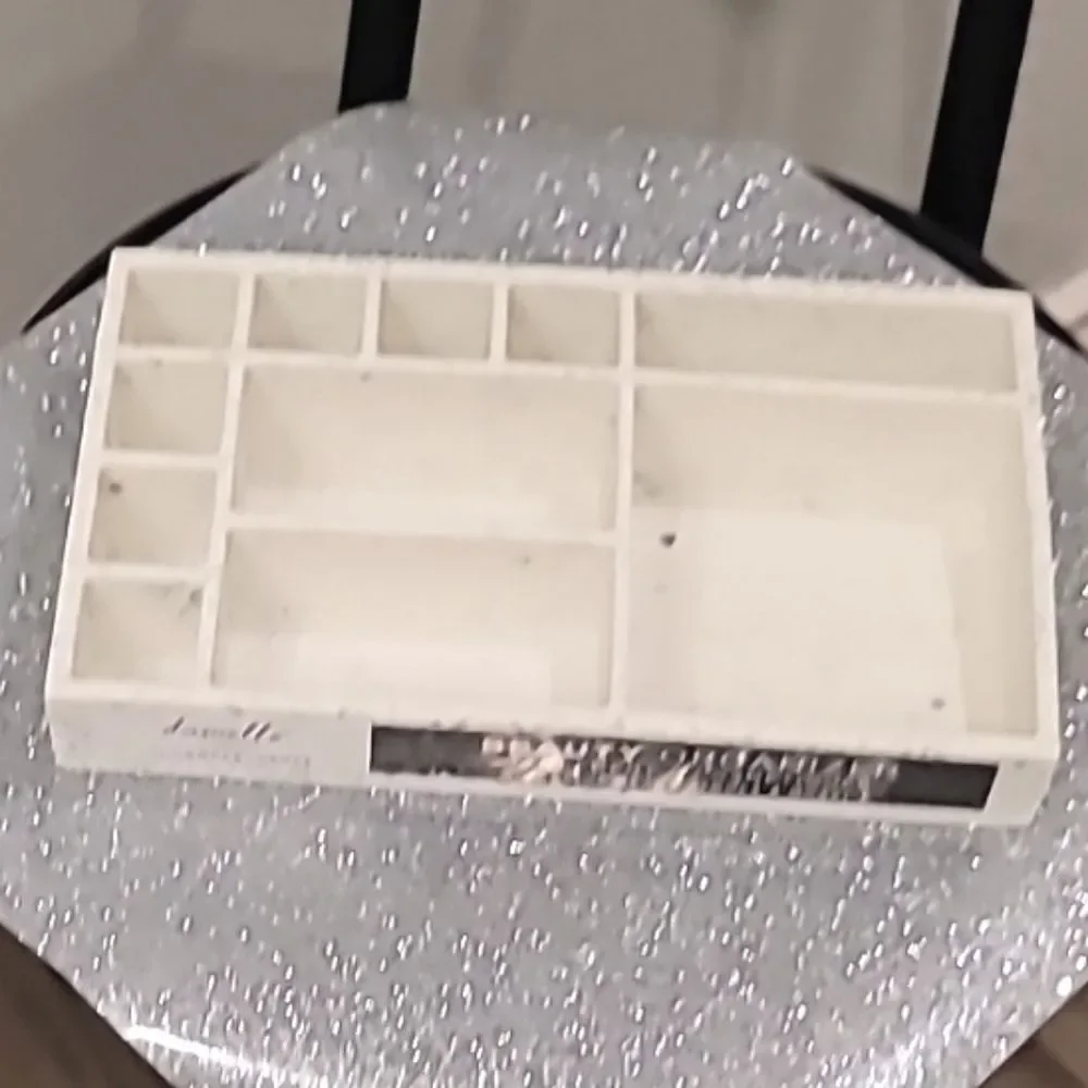 Danielle Creations 11 Compartment Marbled Beauty Organizer